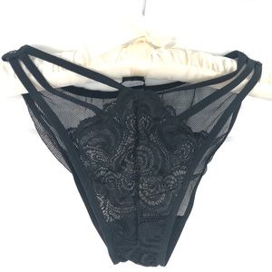 Bruno Banani Panty Black Lace Size 38 - Medium